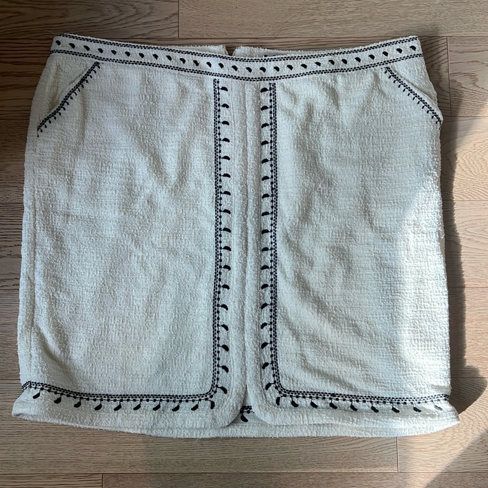 New Anthropologie plus size skirt with embroidery, size 2x
